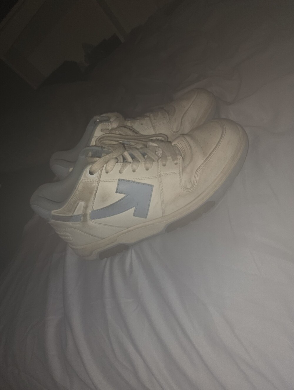 Off-White Out Of Office White Light Blue